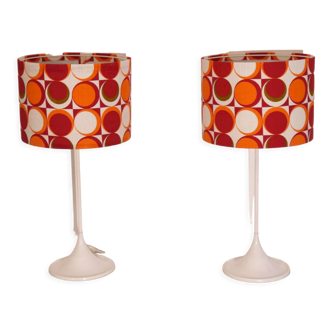 Paire de lampes de Alf Svensson pour Bergboms 1970