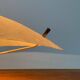 1960s minimalist fibreglass ceiling lamp