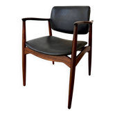 Captain armchair in rosewood by Erik Buch