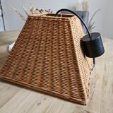 Wicker pendant light