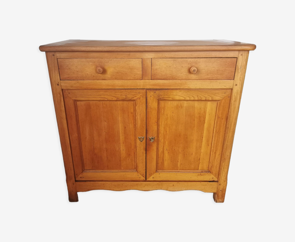 Buffet de campagne en bois blond