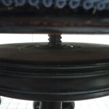 Napoleon III piano stool wood blackened