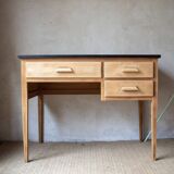 light wood Scandinavian antique desk