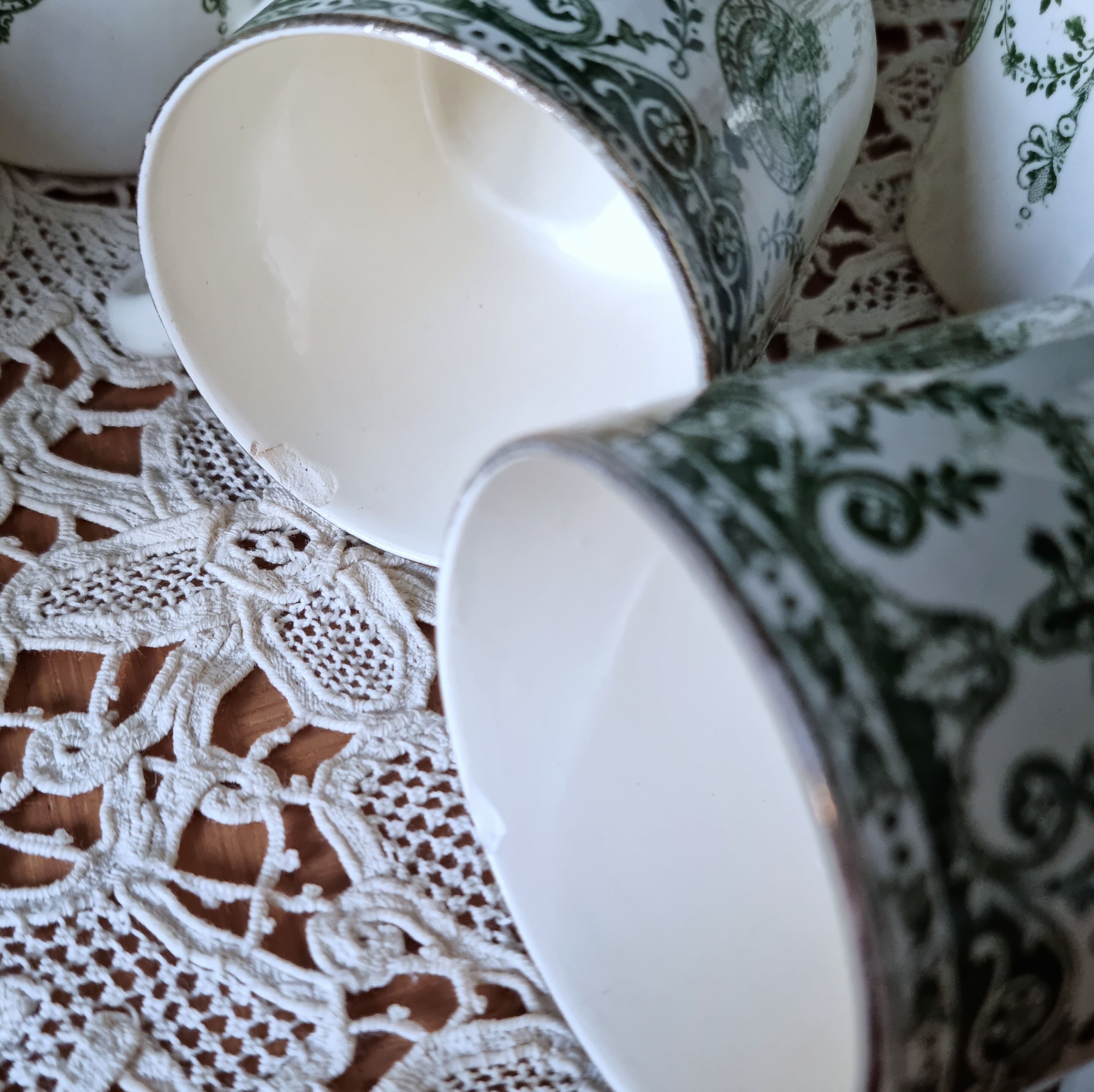 Set of 8 cups Empire de Badonviller