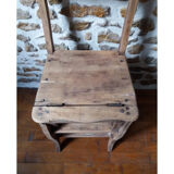Chaise escabeau ancienne