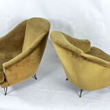Isa Bergamo, armchairs, Italy 1950s
