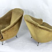 Isa Bergamo, armchairs, Italy 1950s