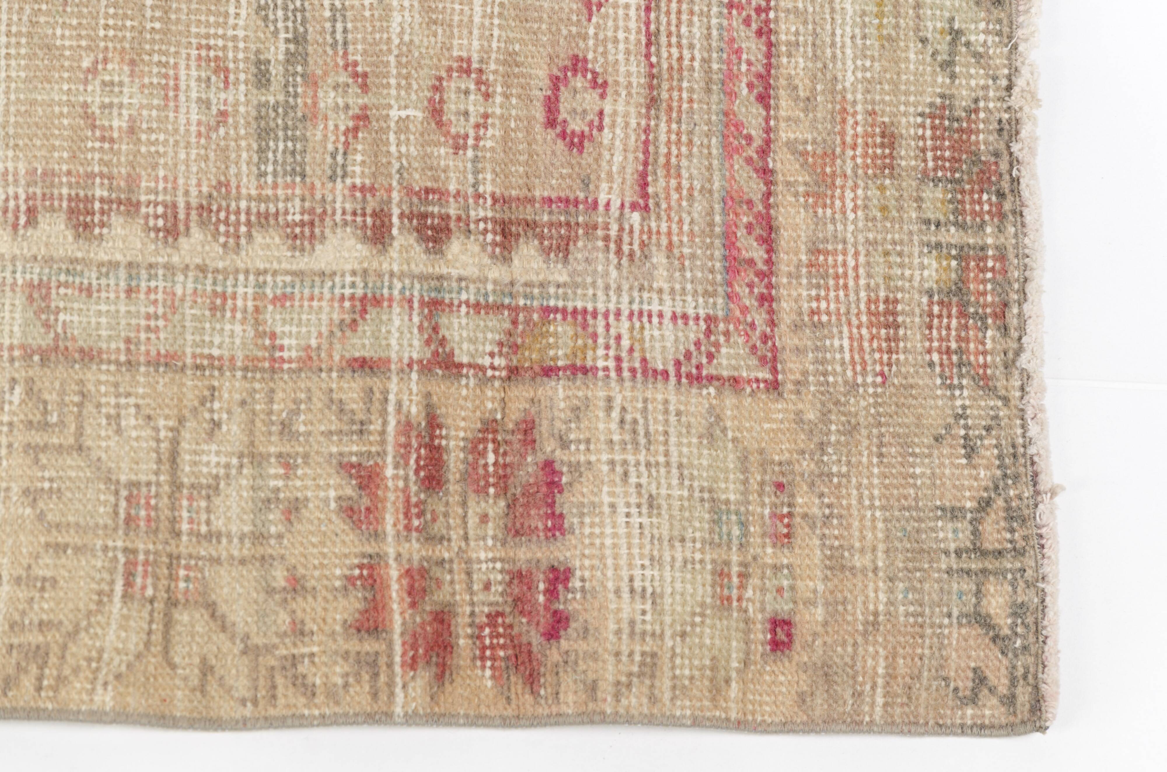 Vintage Anatolian Wool Carpet