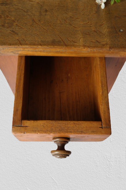 Paire de chevets campagnard  vintage chêne et sapin