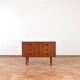 Commode à tiroirs danoise du milieu du siècle en teck, années 1960.