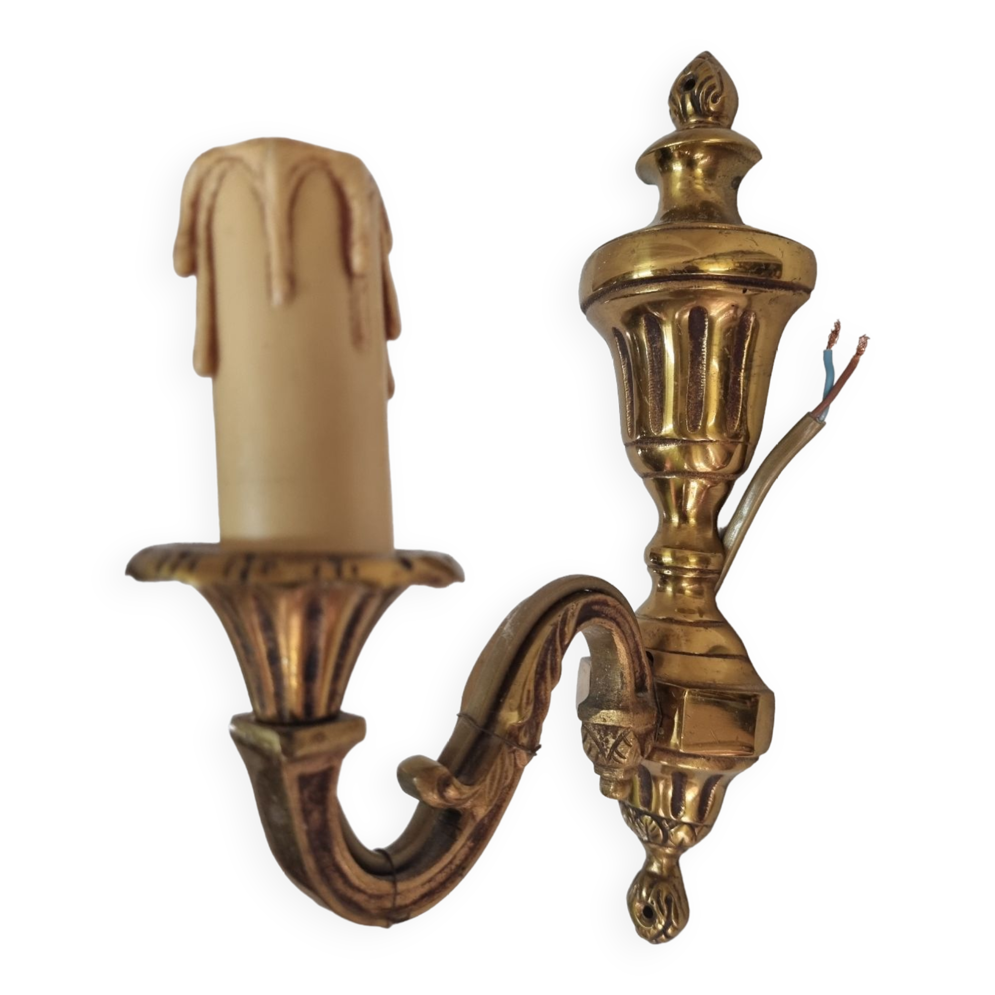 Louis XVI bronze wall lamp