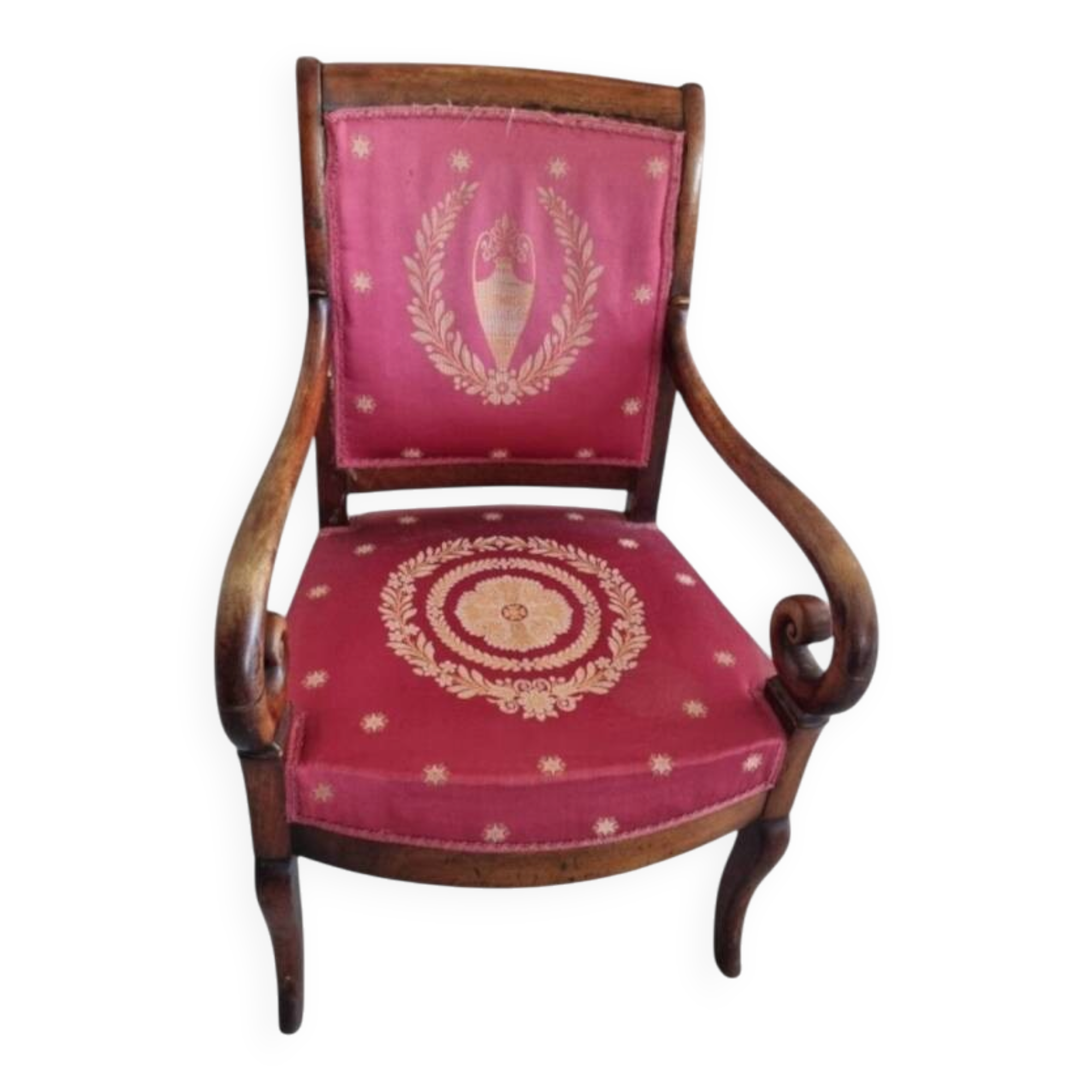 Antique Empire style armchair