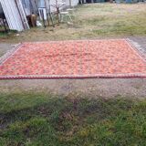 Moroccan hand-knotted wool rug