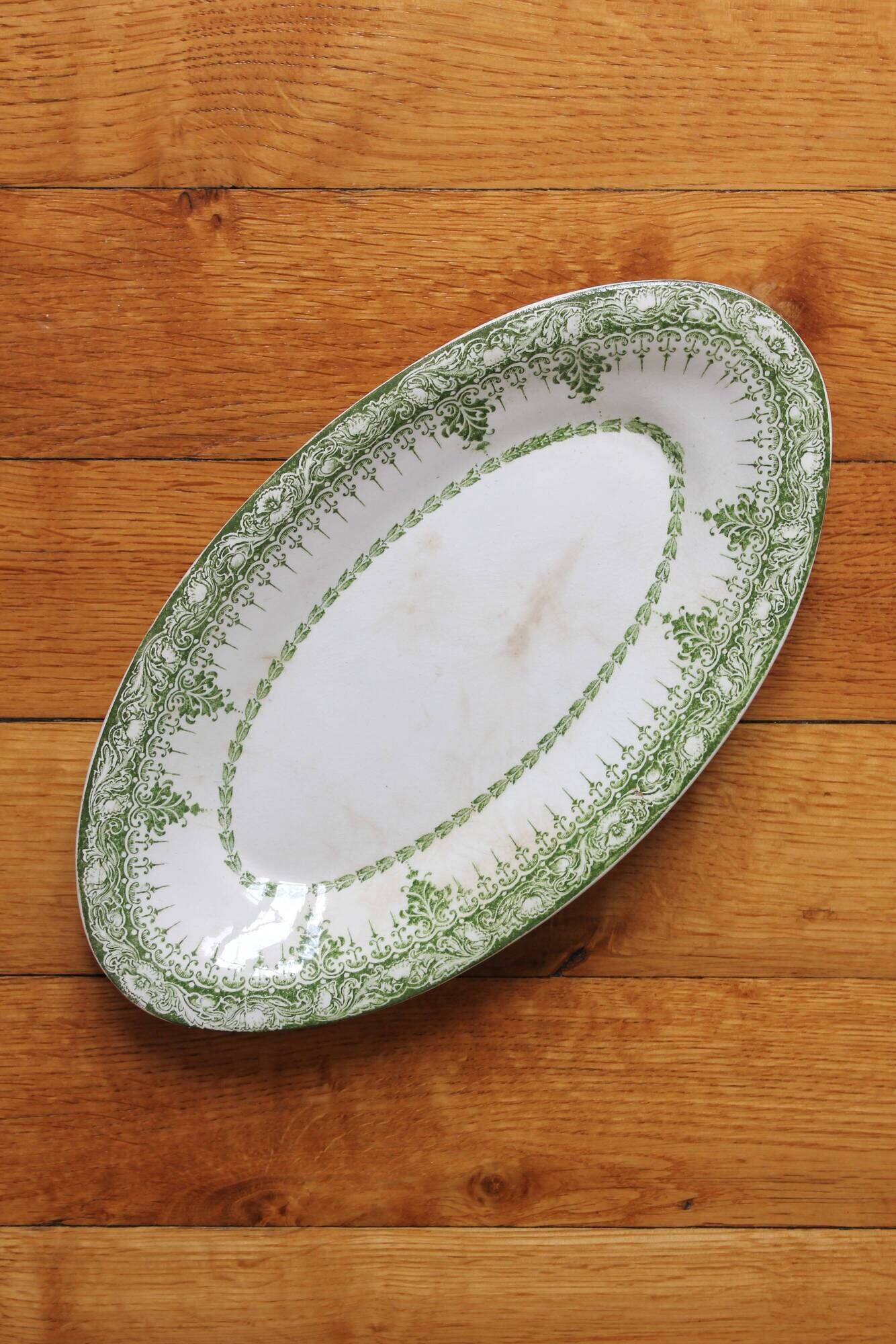 "Ariane" ironstone dish, Onnaing earthenware factory, late 19th century