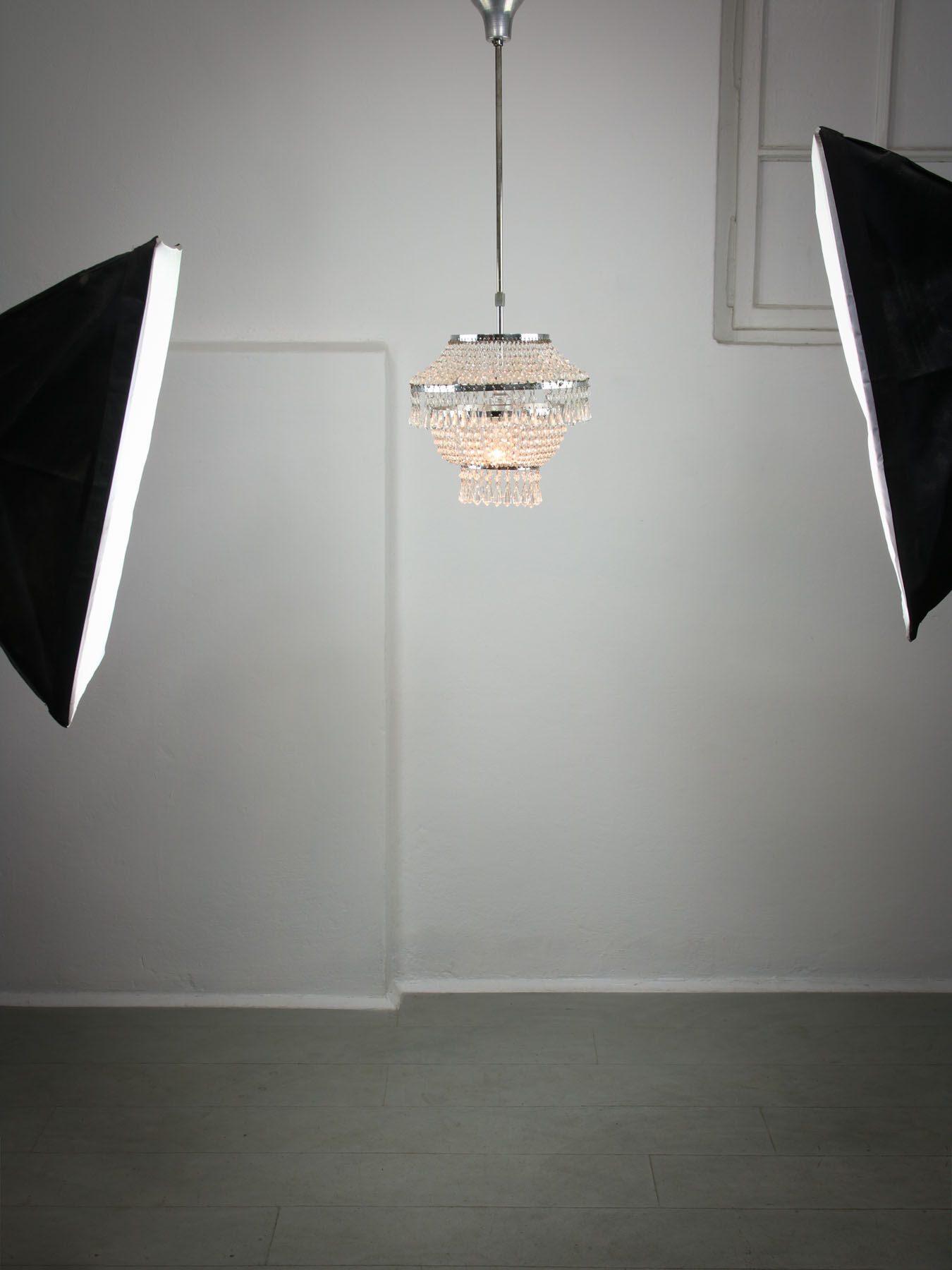 Mid-century Viennese Crystal Chandelier