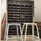 Paire de tabourets d’atelier industriel