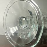 Giant crystal vase legras et cie
