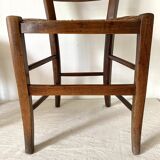 Rattan cane wooden chair