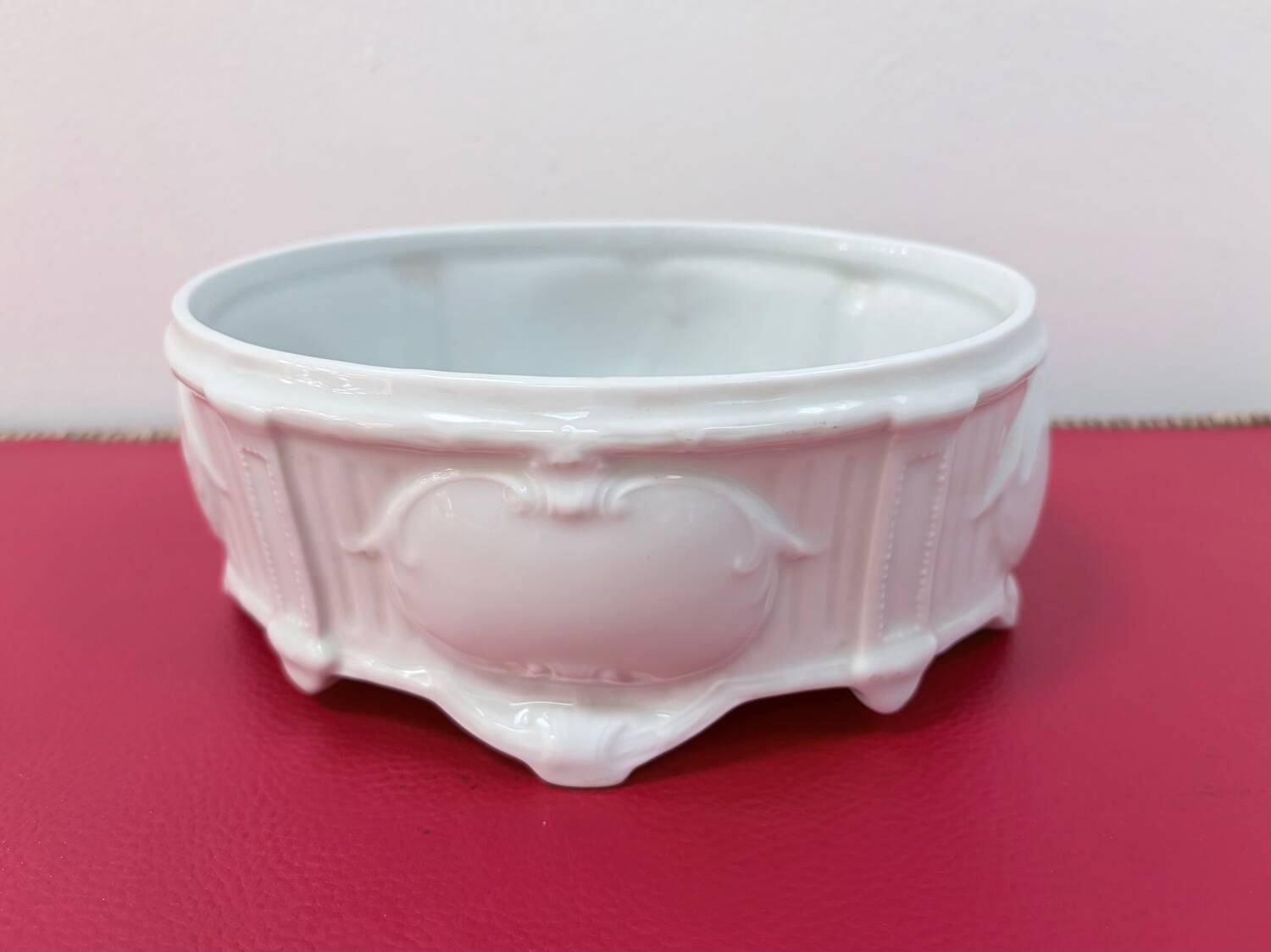 Ashtray / Flower pot in BH Limoges porcelain