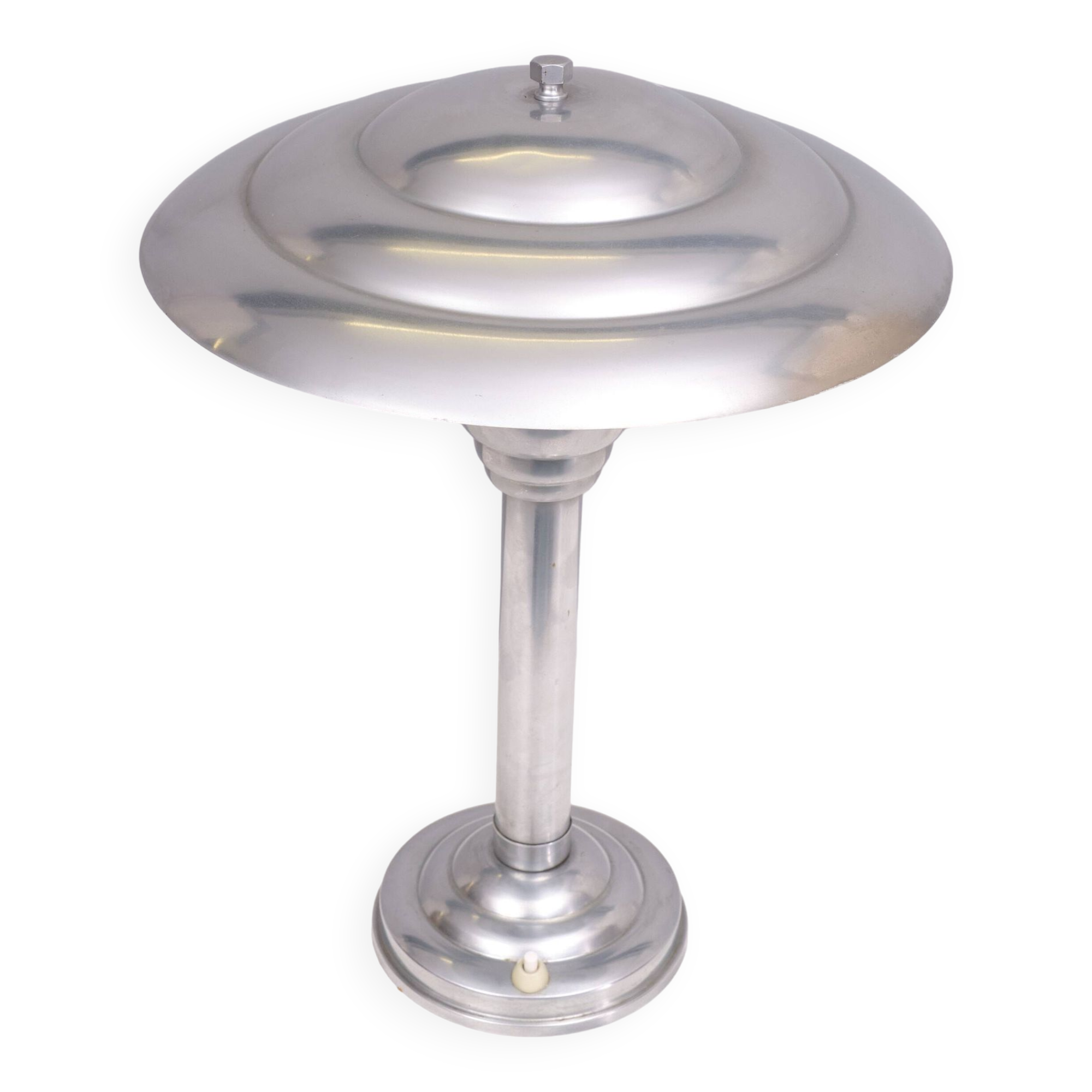 Original Bauhaus Nickel table lamp 1920s Germany