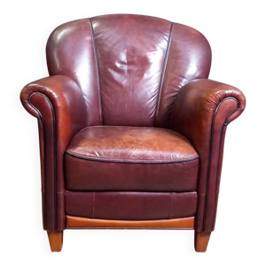 Fauteuil en cuir de mouton