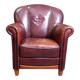 Fauteuil en cuir de mouton