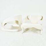 Pair of Model 4801 Armchairs by Joe Colombo for Kartell, 1960s