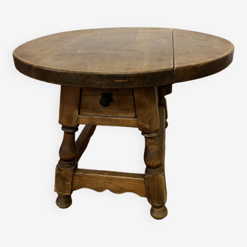 Table basse ronde en bois