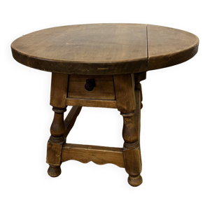Table basse ronde en - bois