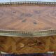 1970s Louis XV style side table in rosewood and beech.