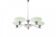 Art Deco chandelier from Poland, 1950s