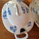 Art Deco porcelain dinner service, Legrand Limoges, 41 pieces.