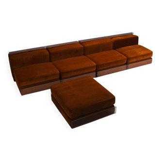 Rare modular Lucite canapé by Roberto Monsani for Acerbis, Italy 1975