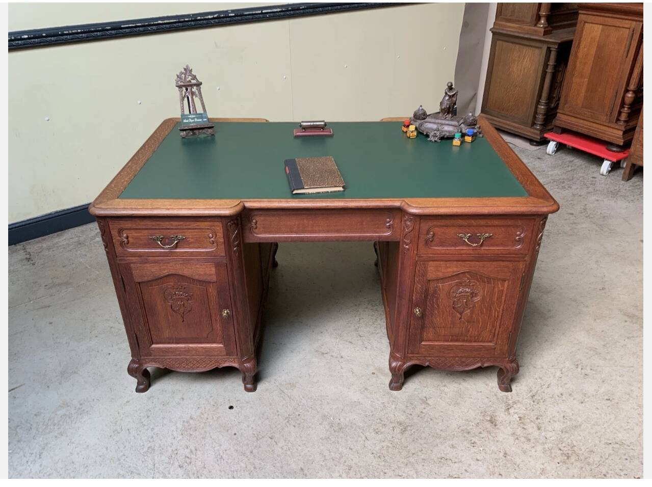 Bureau à double face - Art nouveau