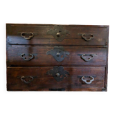 Petite commode basse (tansu) Japon, fin période Edo circa 1850