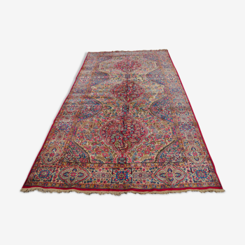 Tapis fait main persan Kirman  373 x 178