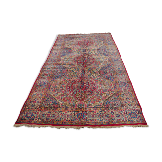 Tapis fait main persan Kirman  373 x 178