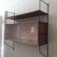 Wooden and metal shelf circa 1960