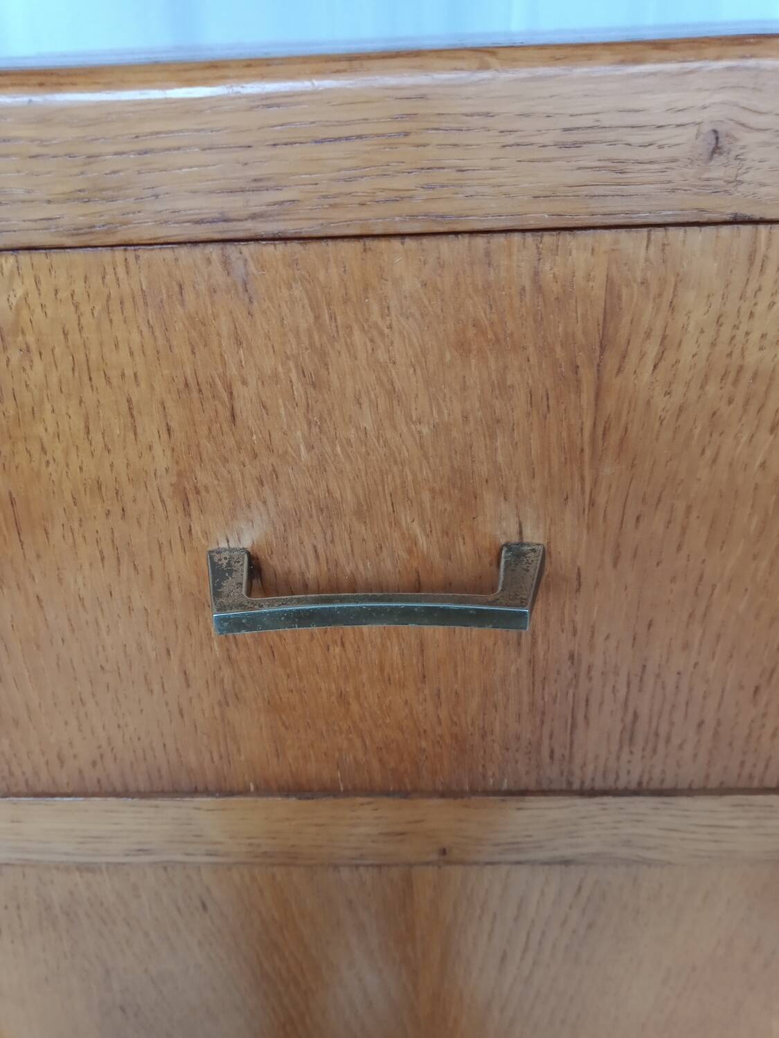 1950s storage unit with one drawer and one door