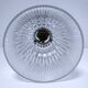 Articulated wall light glass Holophane brass porcelain
