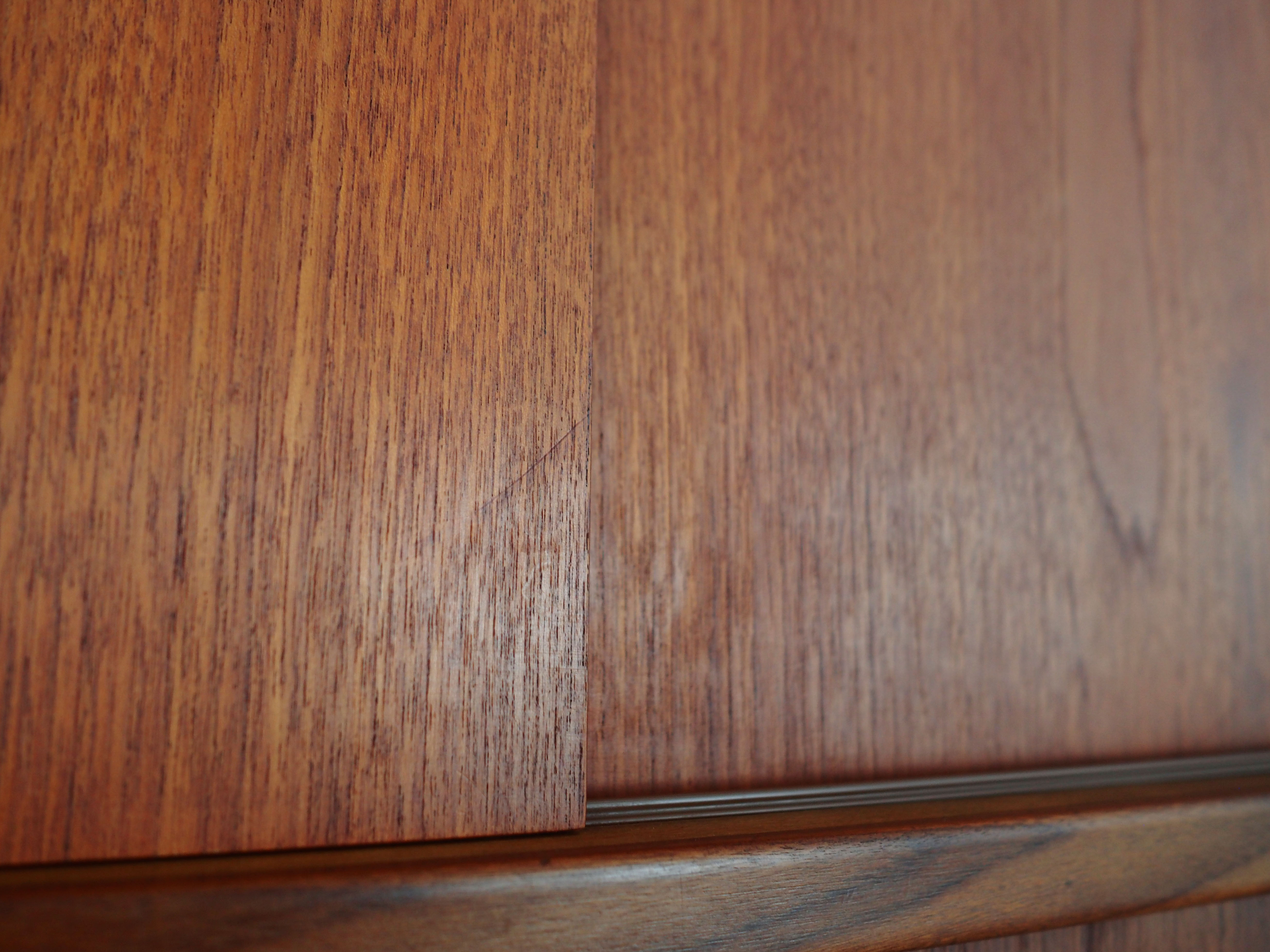 Teak wardrobe, Danish design, 1970s, production: Denmark