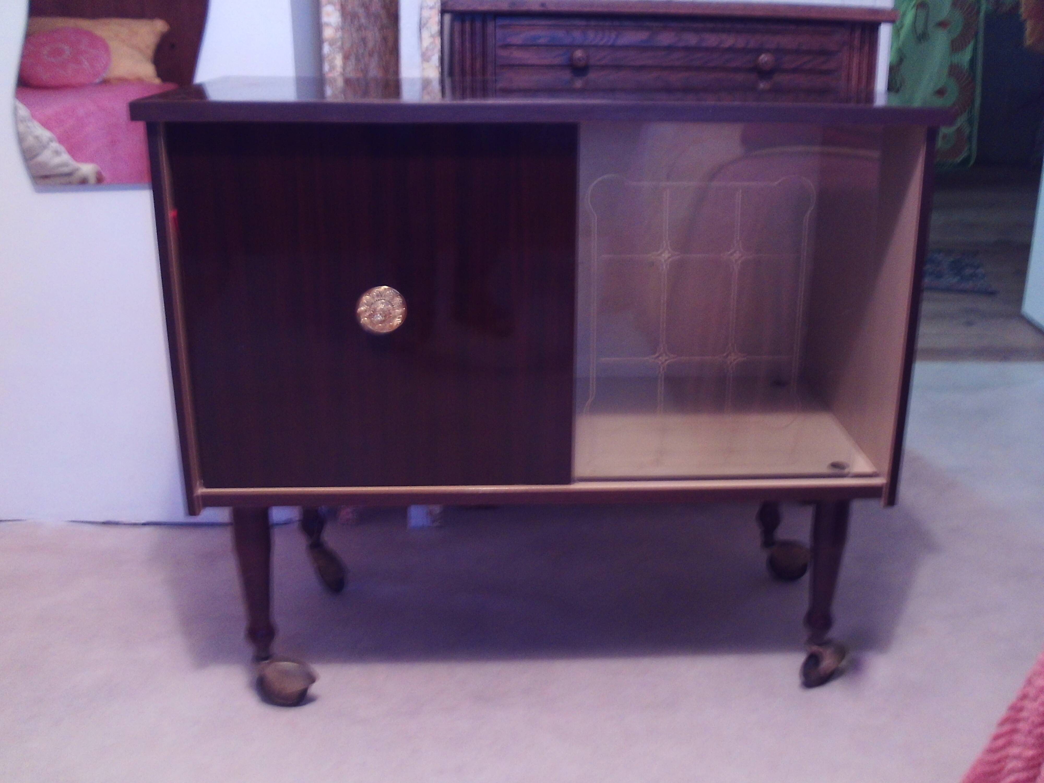 TV cabinet on wheels