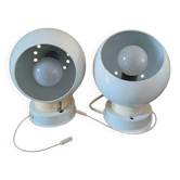 2 appliques"eye-ball" par Goffredo Reggiani pour "Lampadari Reggiani"