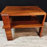Art deco walnut coffee table