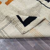 Beni Orain rug, handmade Moroccan rug, 150/250cm