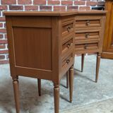 Pair of Louis XVI bedside tables