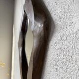 Brutalist wooden mirror 1900