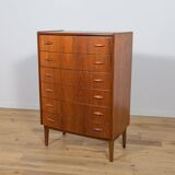 Commode vintage en teck, Danemark, 1960