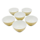 6 Arcopal Trianon Ivory Bowls