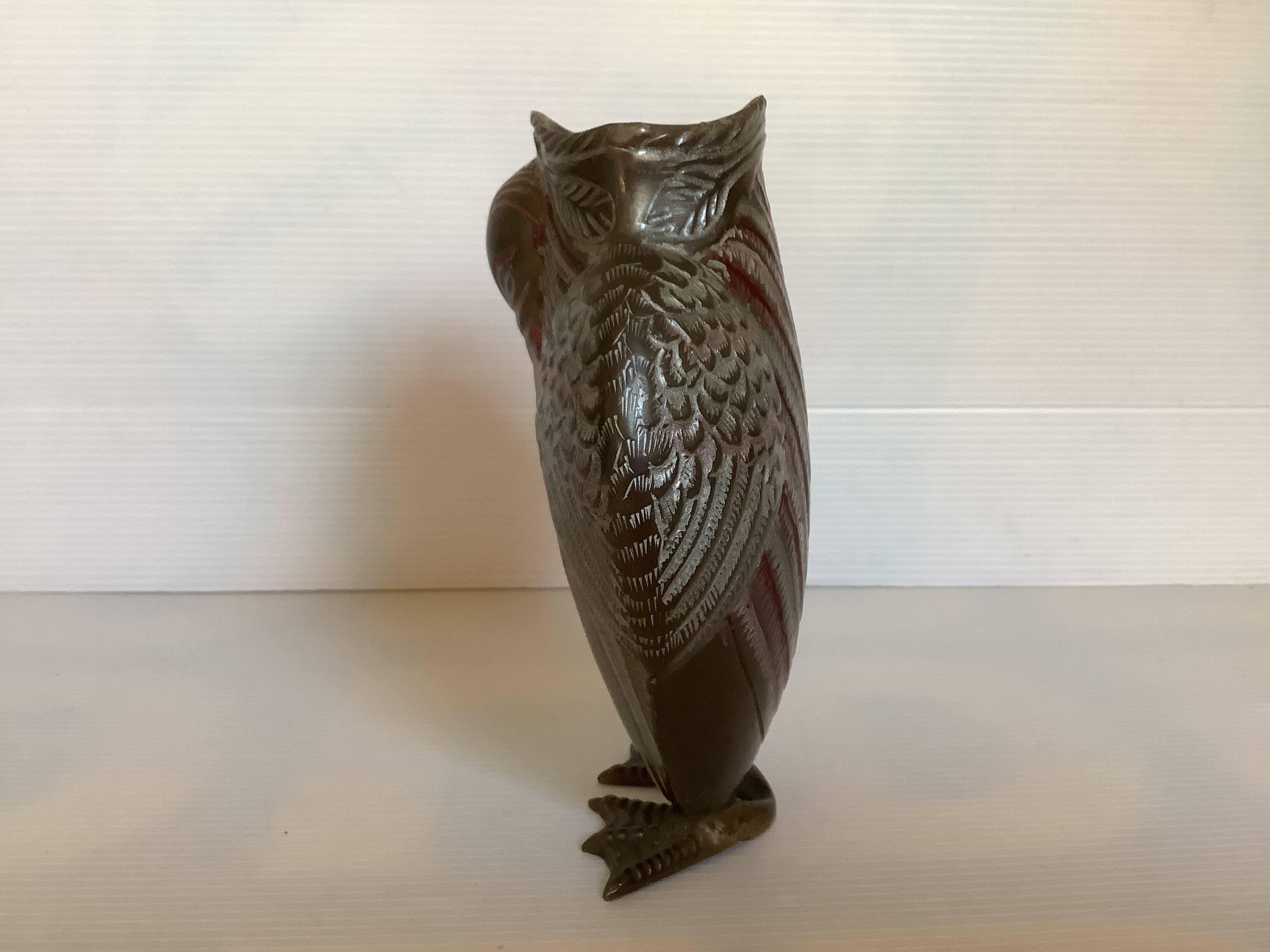 Brass zoomorphic vase